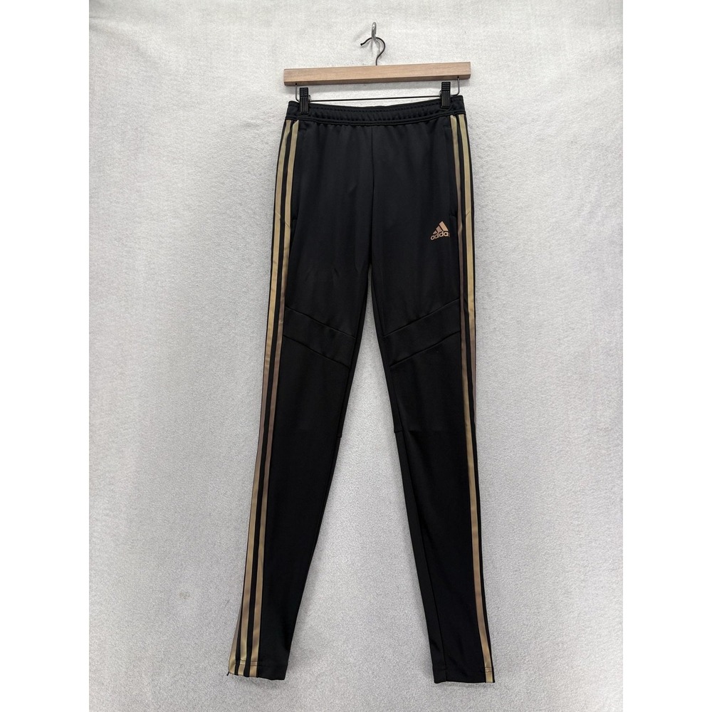 Adidas Tiro 19 Training Pants Womens 2XS Black Stretch Casual Performance Jogger